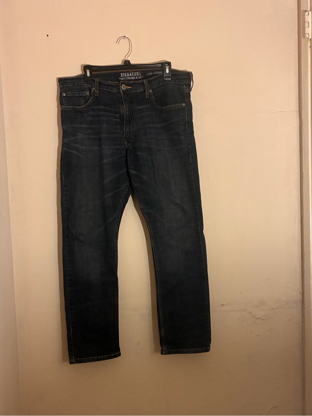 Levi's Slim Straight Dark Blue Jeans